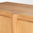 Mercana Rowan Oak Wood Closed 4 Door Sideboard