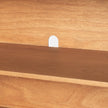 Mercana Rowan Oak Wood Closed 4 Door Sideboard