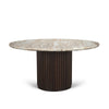 Mercana Marbrello Round 6-Seater Dining Table