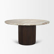 Mercana Marbrello Round 6-Seater Dining Table