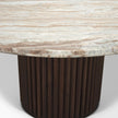 Mercana Marbrello Round 6-Seater Dining Table