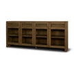 Mercana Suri Wood w/ Glass 4-Door Closed Sideboard