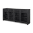 Mercana Suri Wood w/ Glass 4-Door Closed Sideboard
