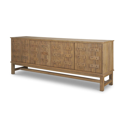 Mercana Truss  Wood 4 Door Closed Sideboard