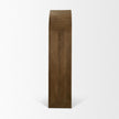 Mercana Suri Wood w/Glass Doors Arched Curio Cabinet