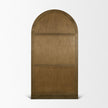 Mercana Suri Wood w/Glass Doors Arched Curio Cabinet