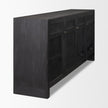 Mercana Suri Wood w/ Glass 4-Door Closed Sideboard