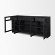 Mercana Suri Wood w/ Glass 4-Door Closed Sideboard