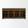 Mercana Suri Wood w/ Glass 4-Door Closed Sideboard