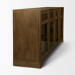 Mercana Suri Wood w/ Glass 4-Door Closed Sideboard