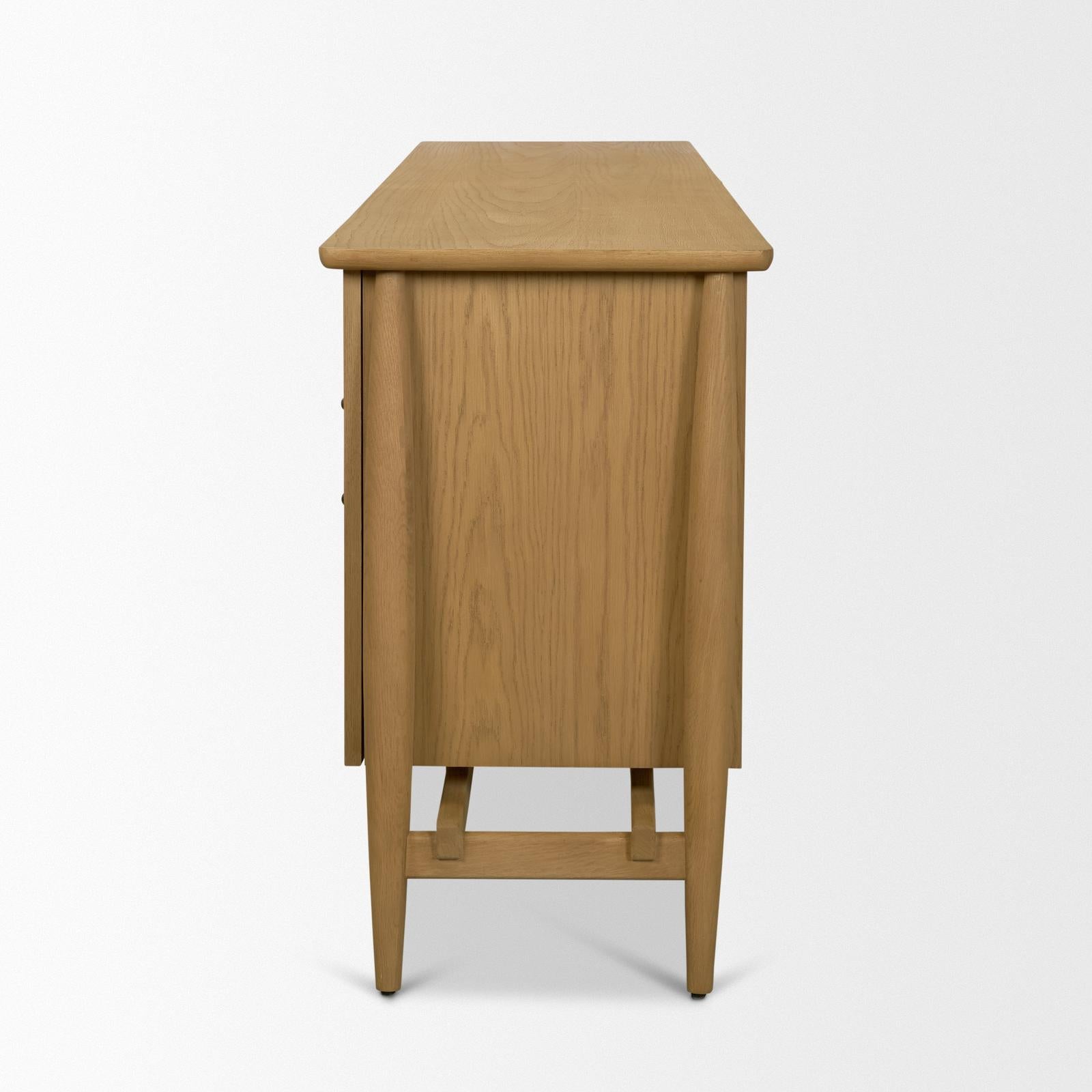 Mercana Hollis Wood 4-Door Closed Sideboard