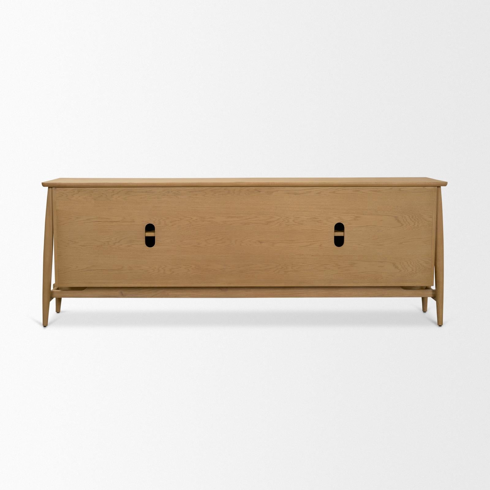 Mercana Hollis Wood 4-Door Closed Sideboard