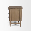Mercana Hollis Wood 3-Drawer Closed Nightstand