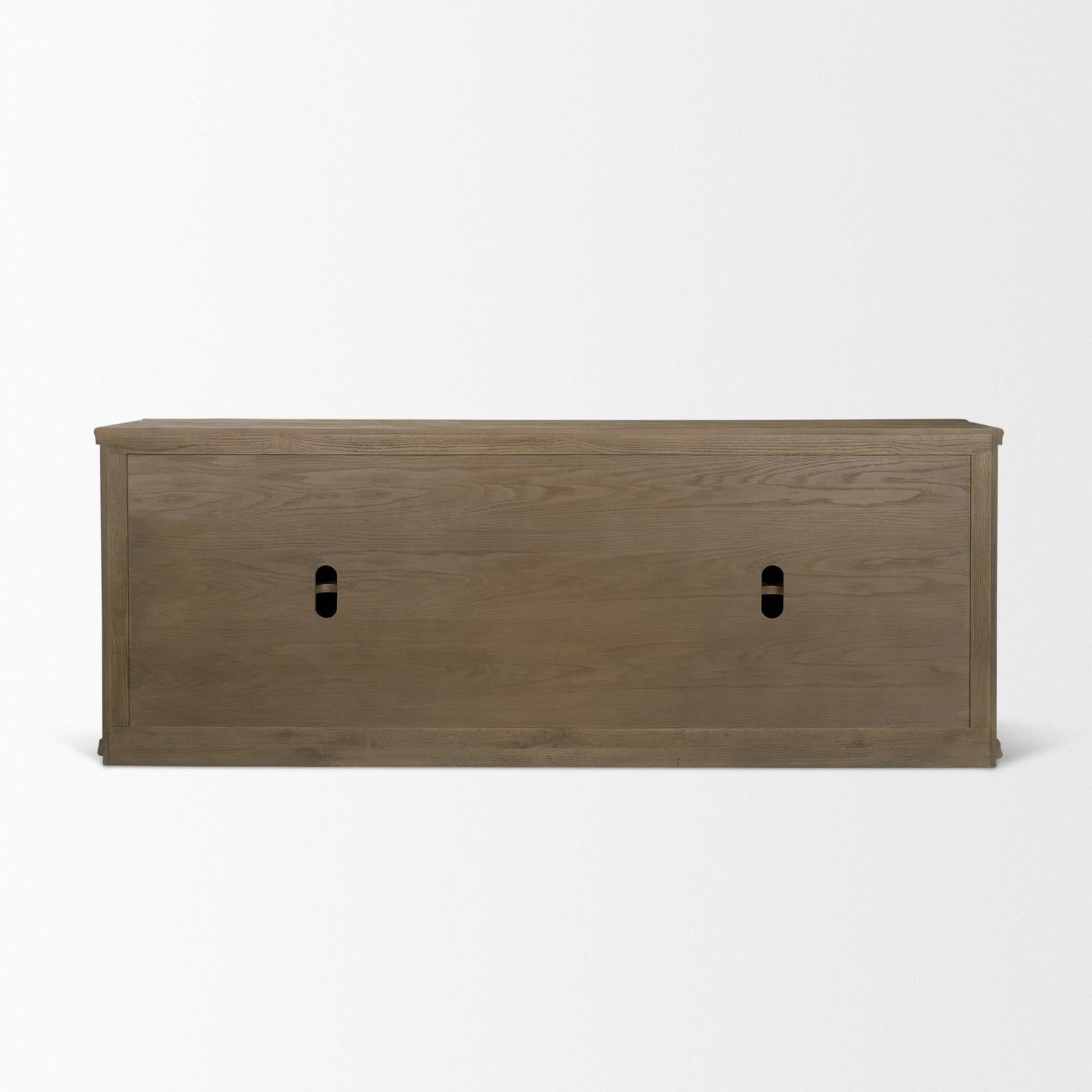 Mercana Alden Wood 4-Door Closed Sideboard