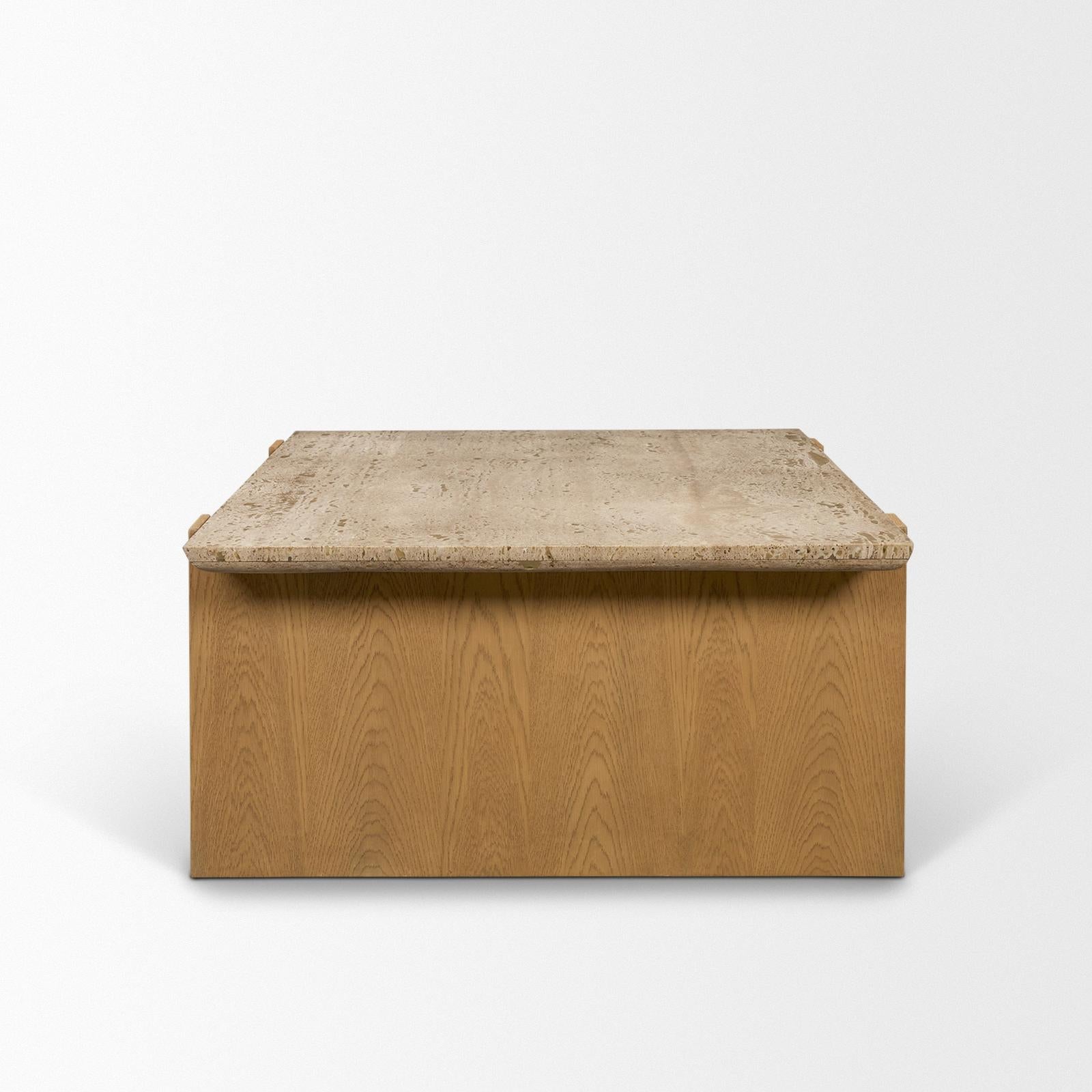 Mercana Milos Oak Wood Coffee Table