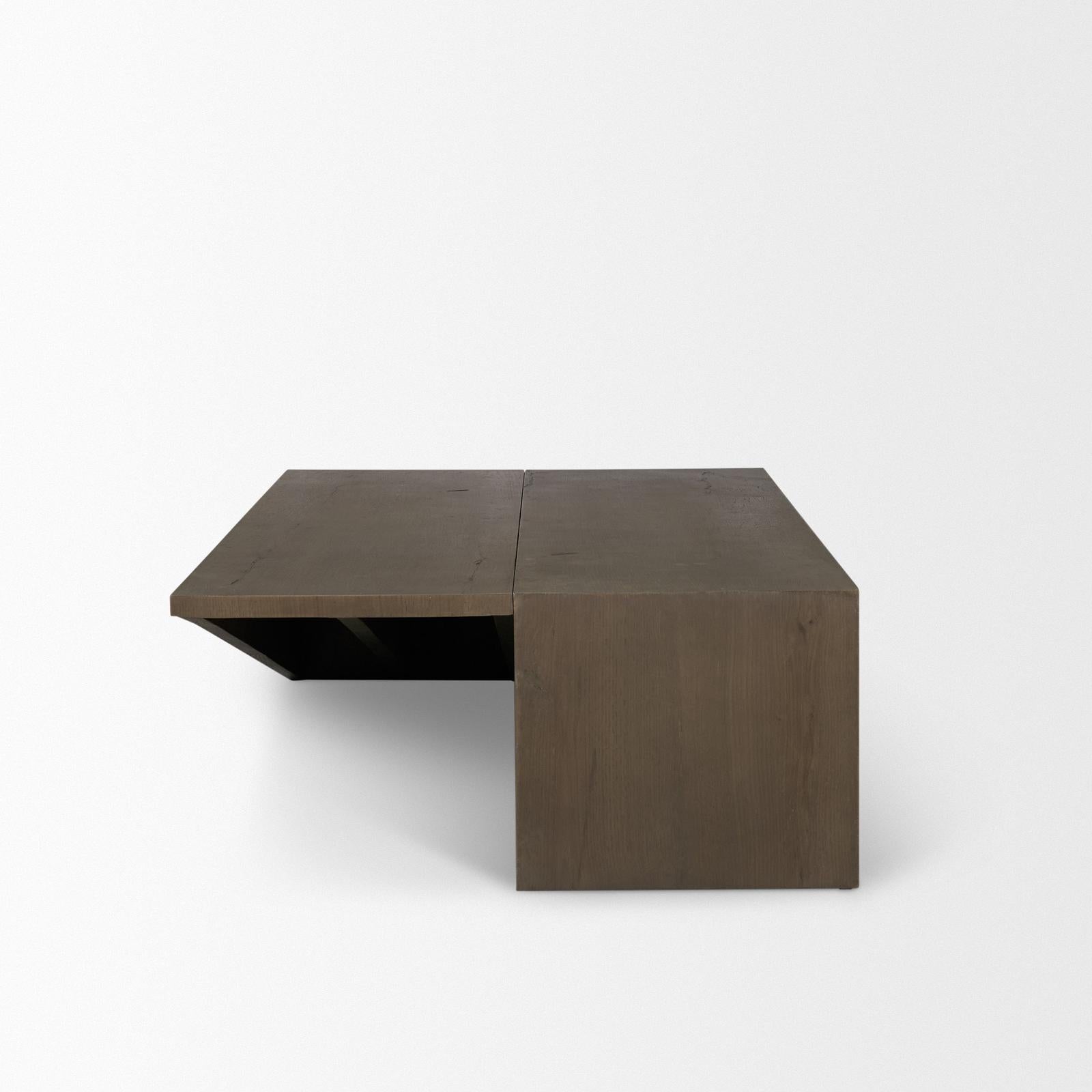 Mercana West Oak Wood Coffee Table