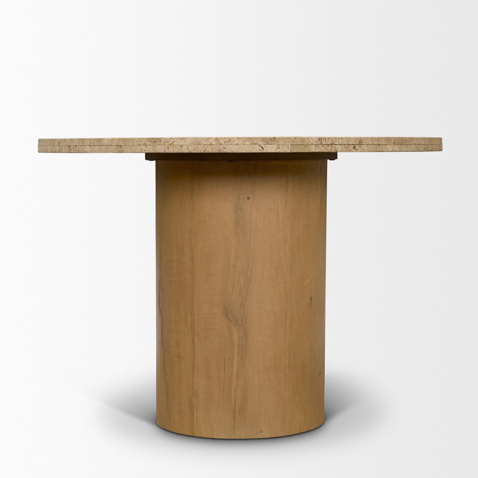 Mercana Siena Round 4-Seater Pedestal Dining Table