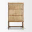 Mercana Truss Cool Brown Wood 6 Door Tall Cabinet