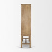 Mercana Truss Cool Brown Wood 6 Door Tall Cabinet