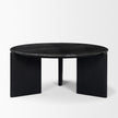 Mercana Rumer Black Wood w/ Black Marble Coffee Table