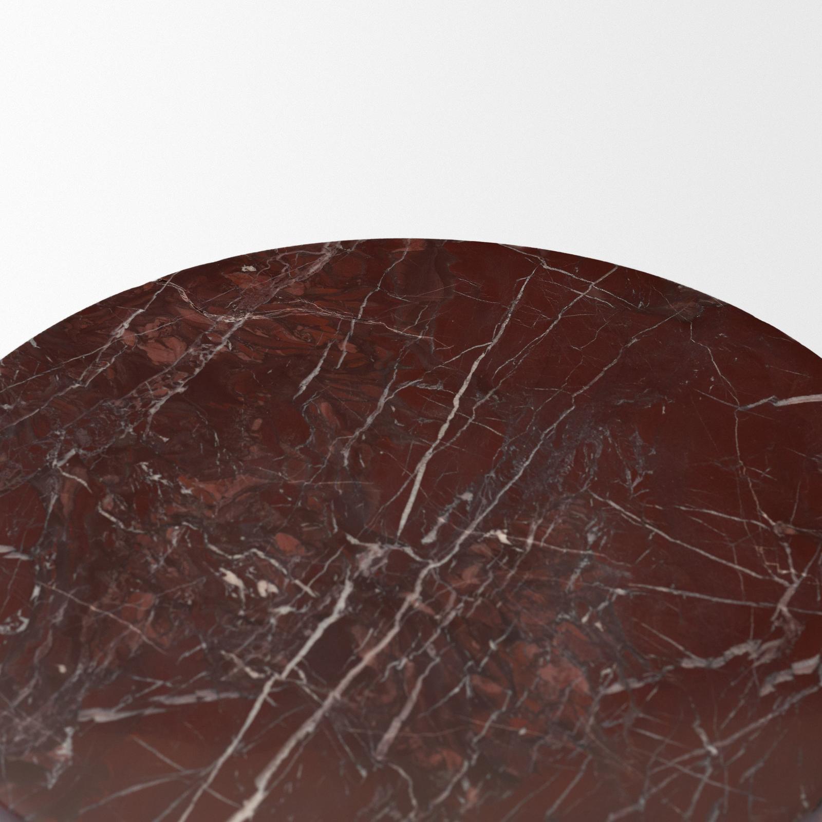 Mercana Bellancia Marble Pedastal Side Table