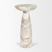 Mercana Bellancia Marble Pedastal Side Table