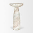 Mercana Bellancia Marble Pedastal Side Table
