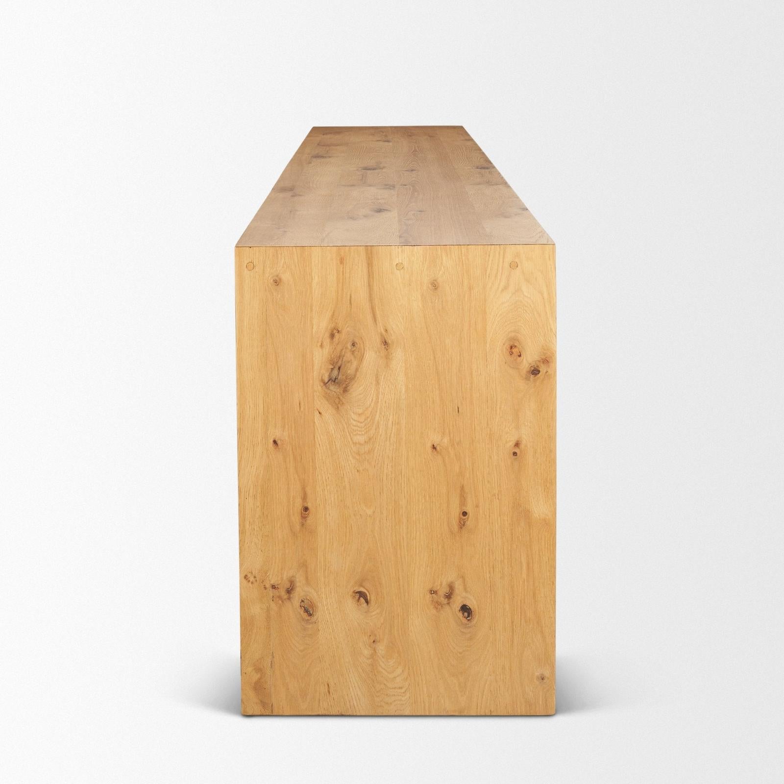 Mercana Belford Oak Wood Media Console
