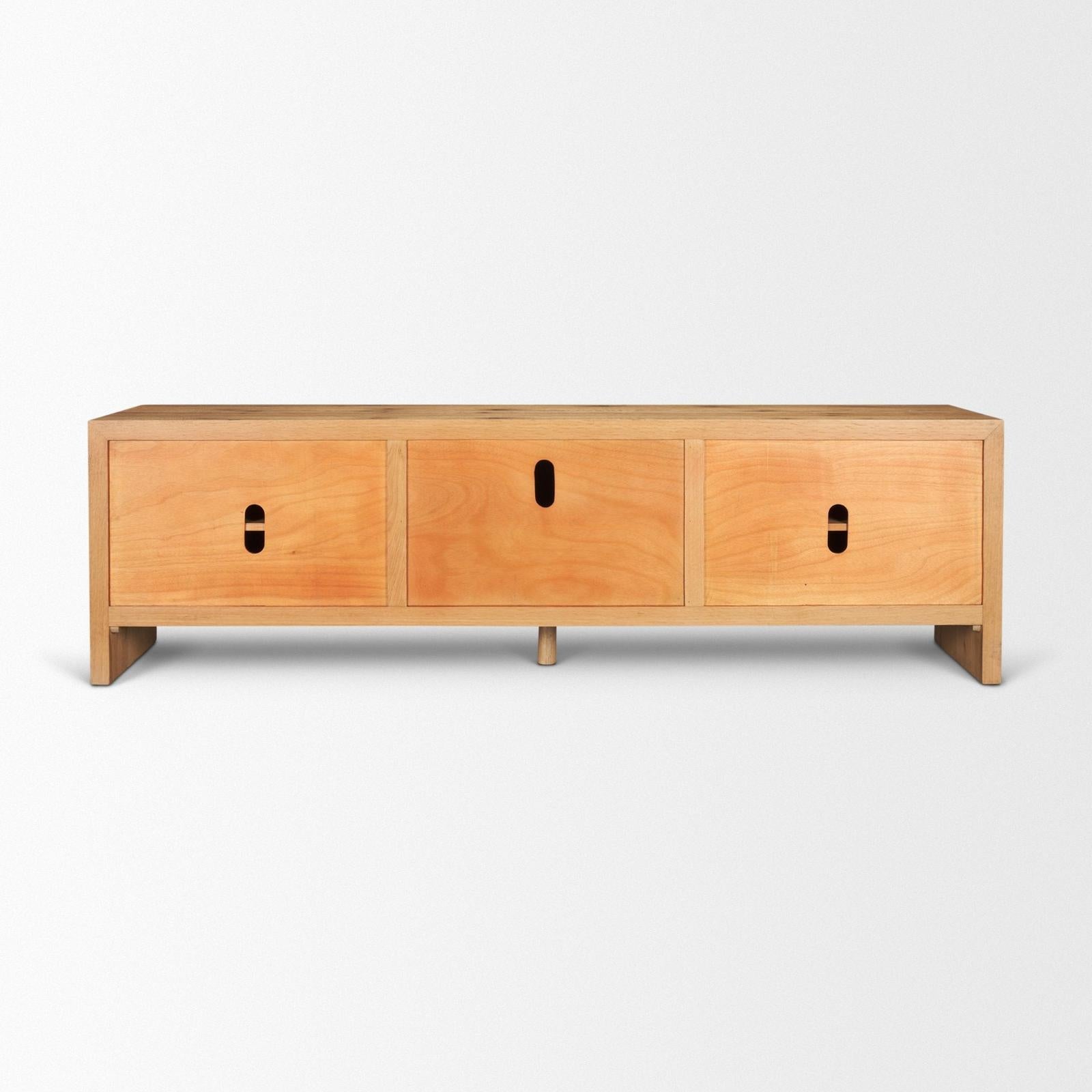 Mercana Belford Oak Wood Media Console