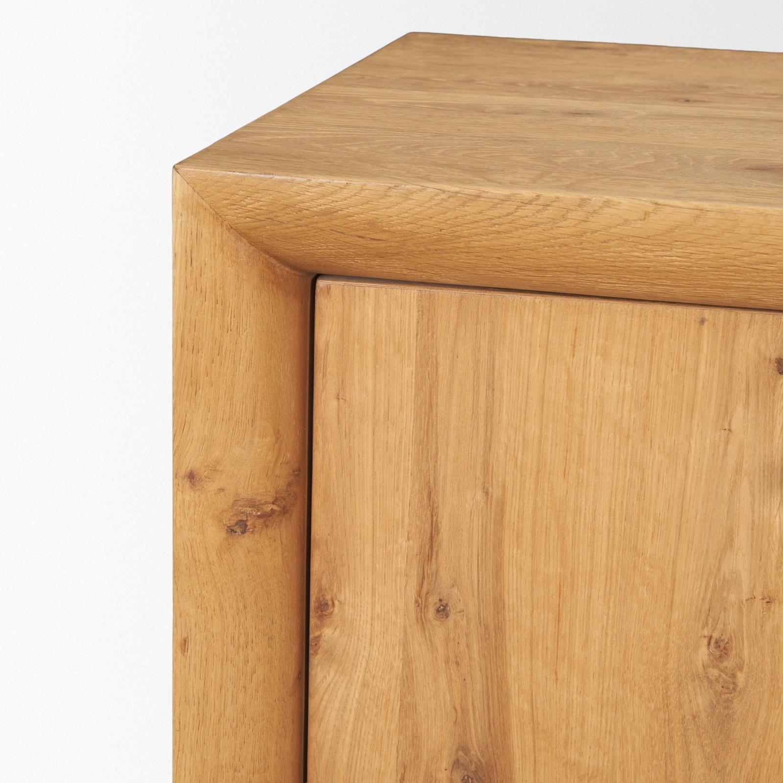 Mercana Belford Oak Wood Media Console