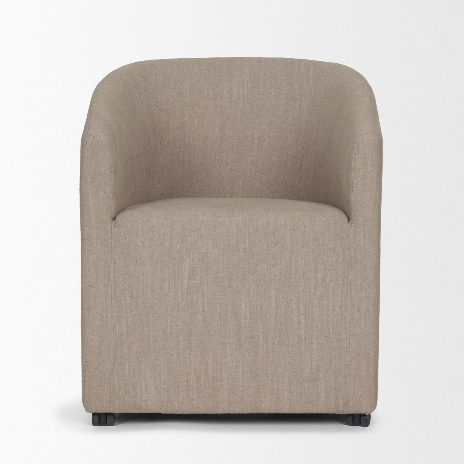 Mercana Sondra Barrel Back Dining Arm Chair