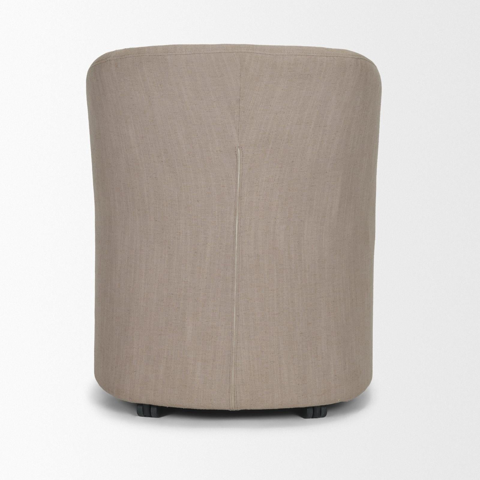 Mercana Sondra Barrel Back Dining Arm Chair