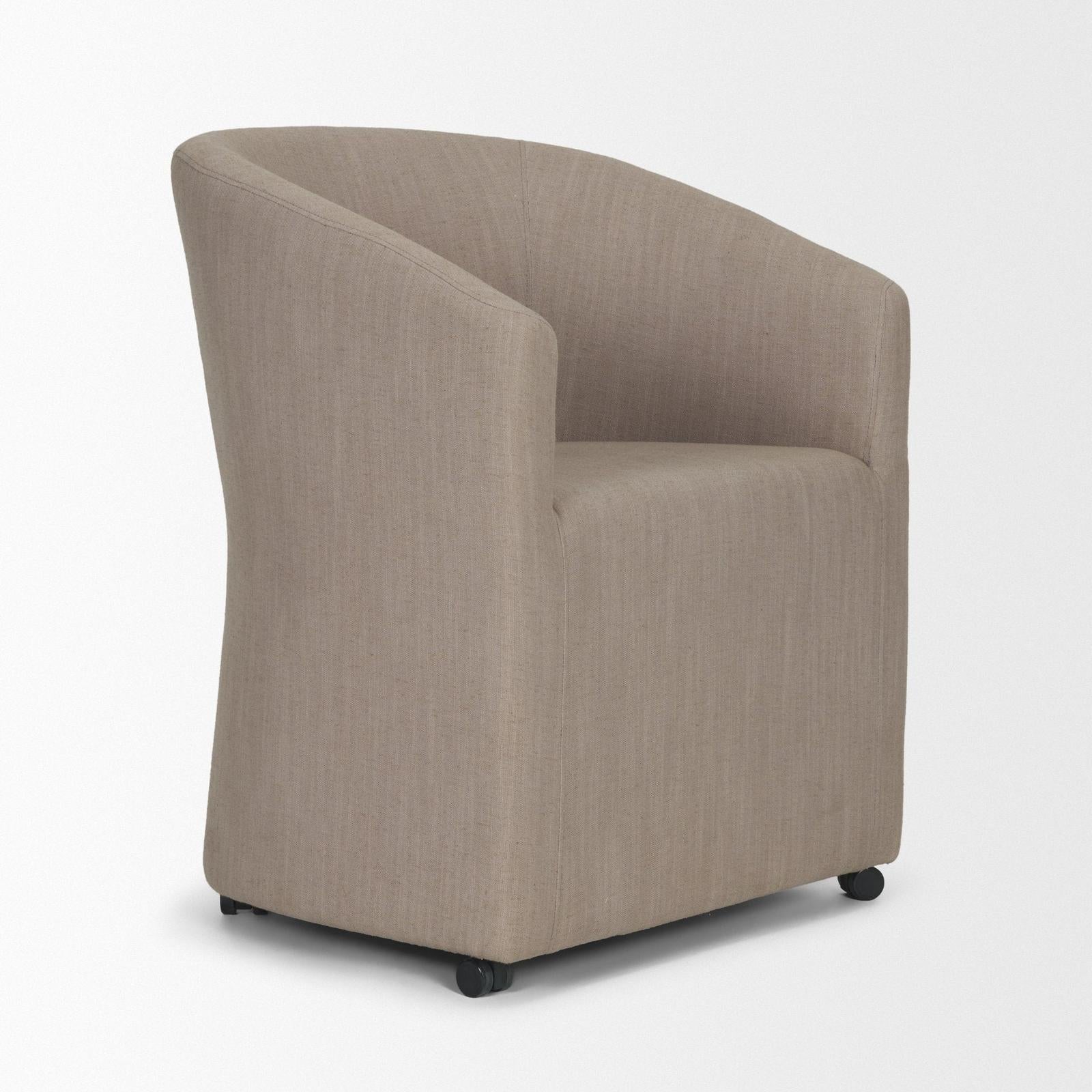 Mercana Sondra Barrel Back Dining Arm Chair