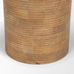 Mercana Stack Light Brown Wood Geometric Accent Table