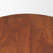 Mercana Mora Medium Brown Wood 3-Legged Accent Table