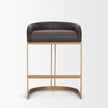 Mercana Hollyfield II Gold Metal Base Counter Stool