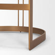 Mercana Hollyfield II Gold Metal Base Counter Stool