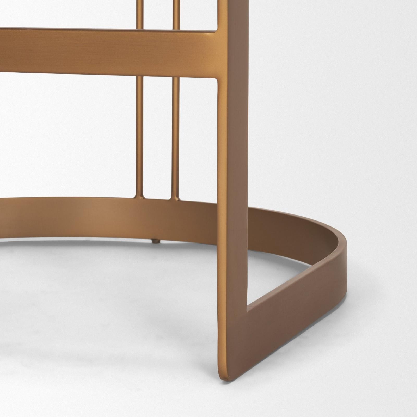 Mercana Hollyfield II Gold Metal Base Counter Stool