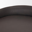 Mercana Hollyfield Leather Seat Gold Metal Base Bar Stool