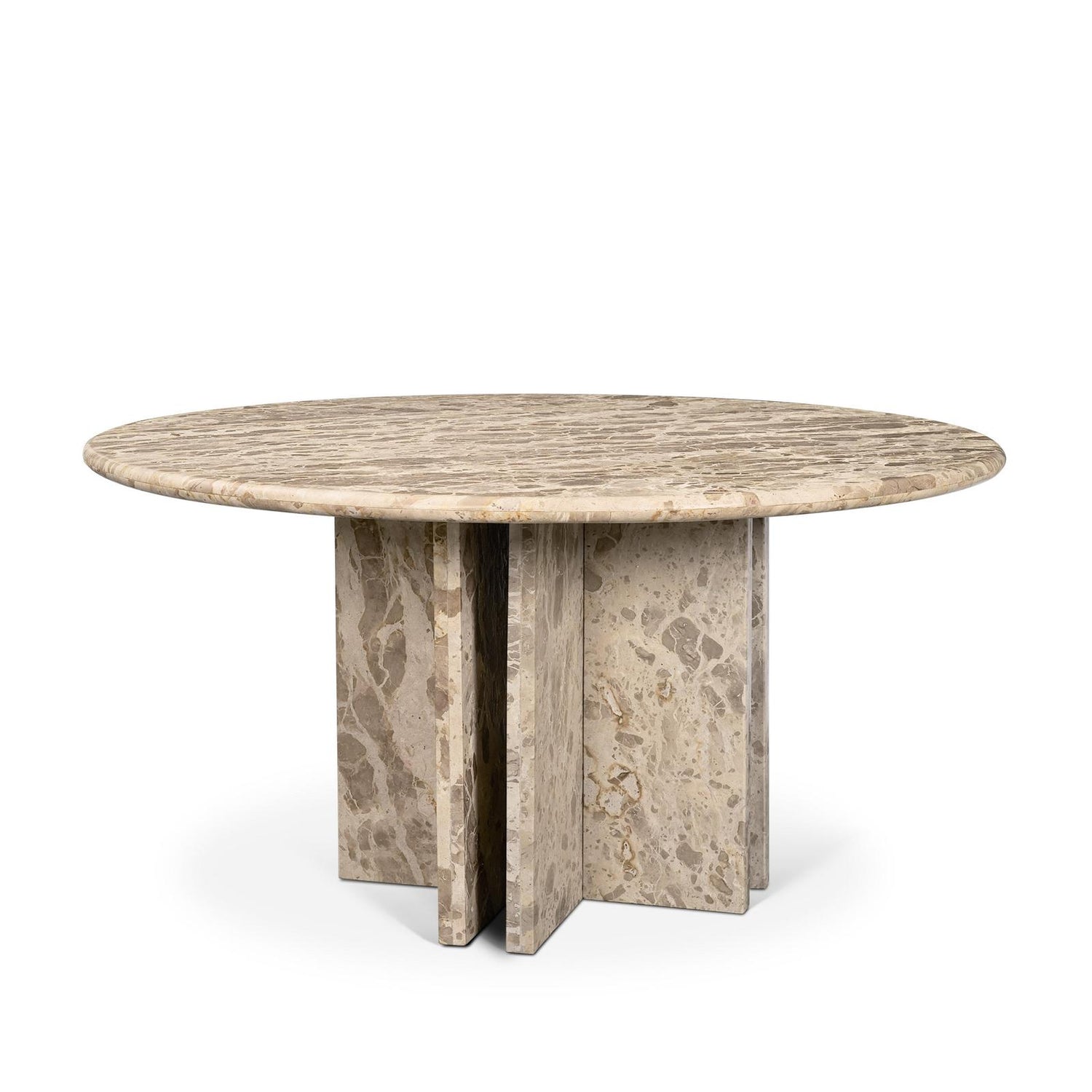 Mercana Rivaro Round 6-Seater Dining Table