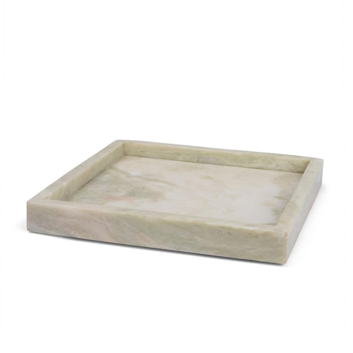 Mercana Stratus Marble Square Decorative Tray