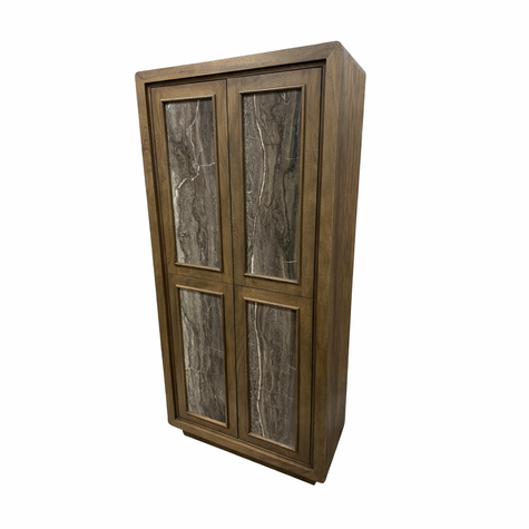Mercana Valterra Wood 4 Door Tall Cabinet