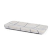 Mercana Tratto Rectangular White Marble Decorative Tray