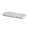 Mercana Tratto Rectangular White Marble Decorative Tray
