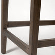 Mercana Kensington Brown Wood Frame Counter Stool Clearance