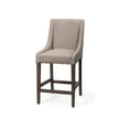 Mercana Kensington Brown Wood Frame Counter Stool Clearance