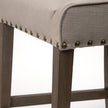 Mercana Kensington Brown Wood Frame Counter Stool Clearance