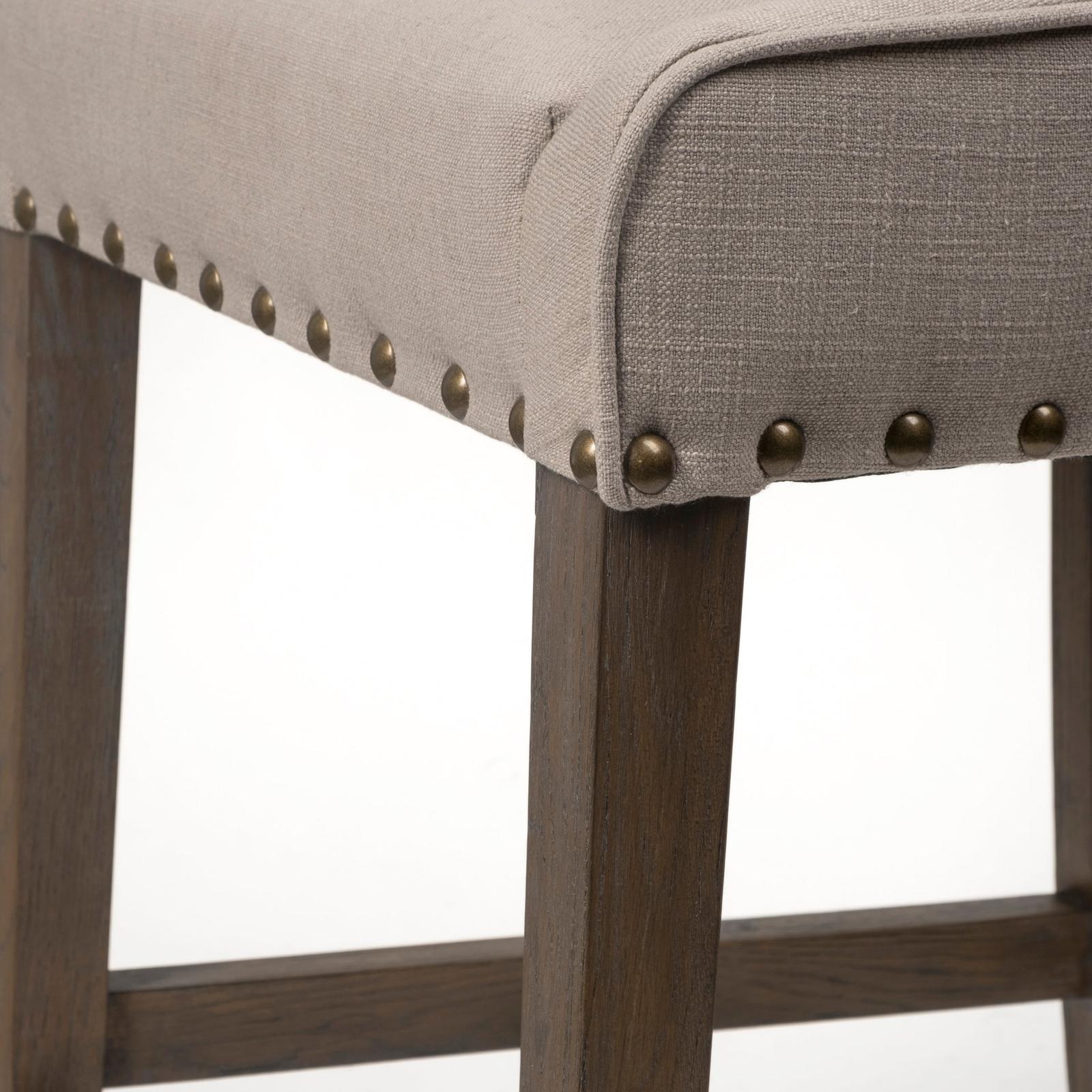 Mercana Kensington Brown Wood Frame Counter Stool Clearance