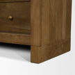 Mercana Suri Wood w/Glass Doors Arched Curio Cabinet