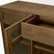 Mercana Suri Wood w/ Glass 4-Door Closed Sideboard